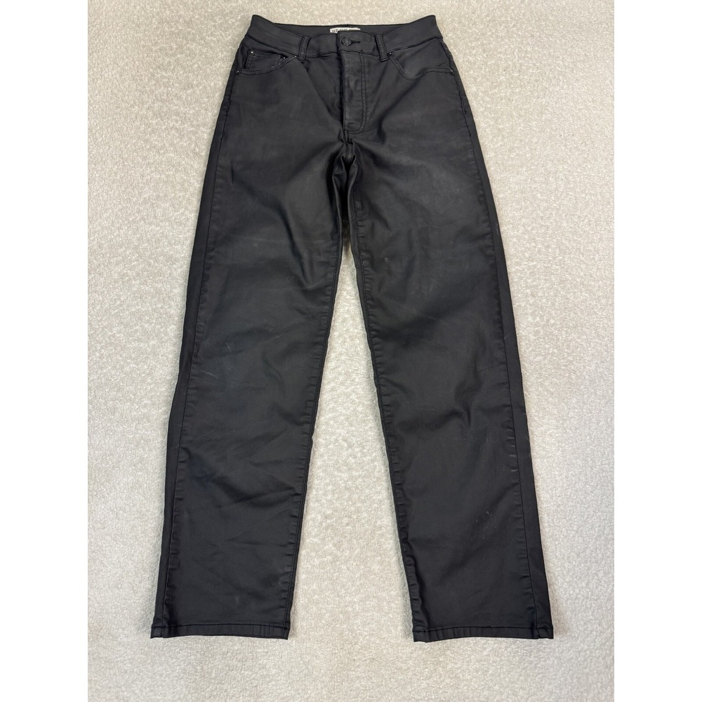 We The Free Womens The Pacifica High Rise Slim Straight Leg Jeans Black Size 28